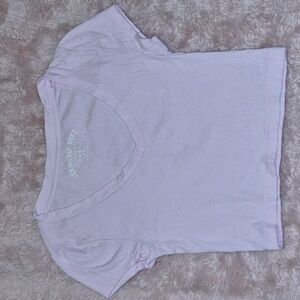 Aeropostale Light Pink V-Neck Crop Top